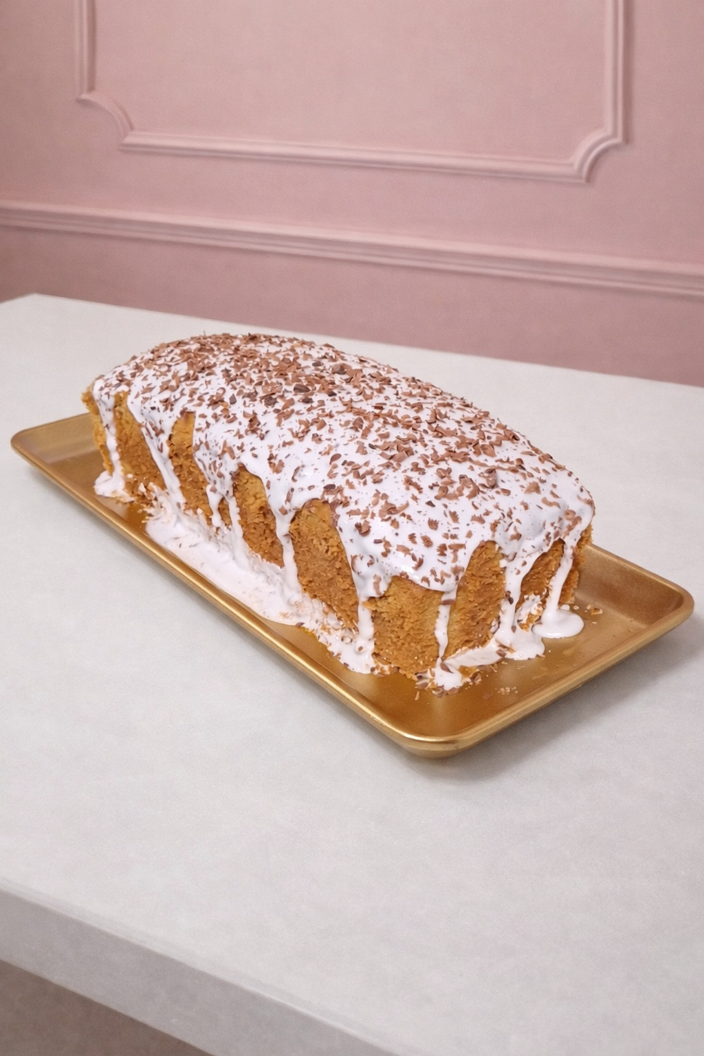 Queque Rectangular de Vainilla